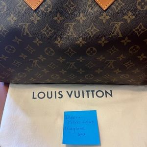 Authentic LV Monogram Speedy 40